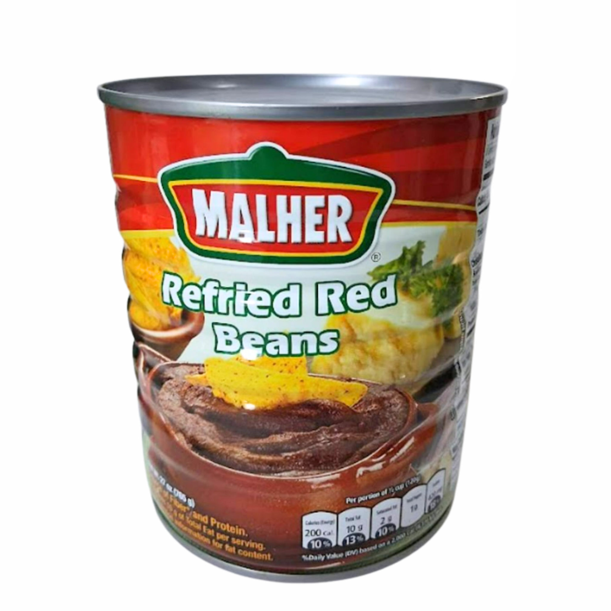 MALHER REFRIED RED BEANS 27OZ