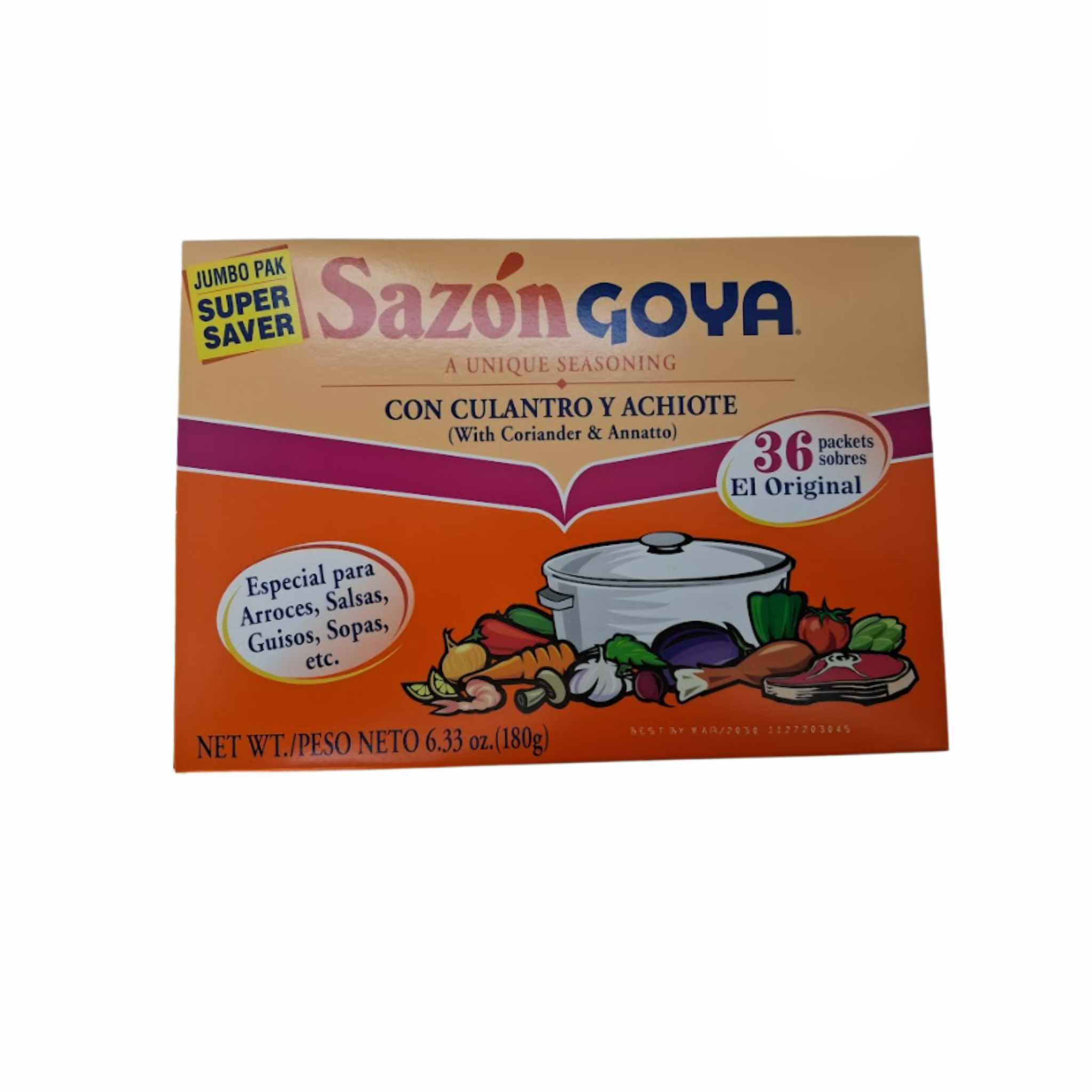 SAZON GOYA JUMBO C&A 6.33OZ